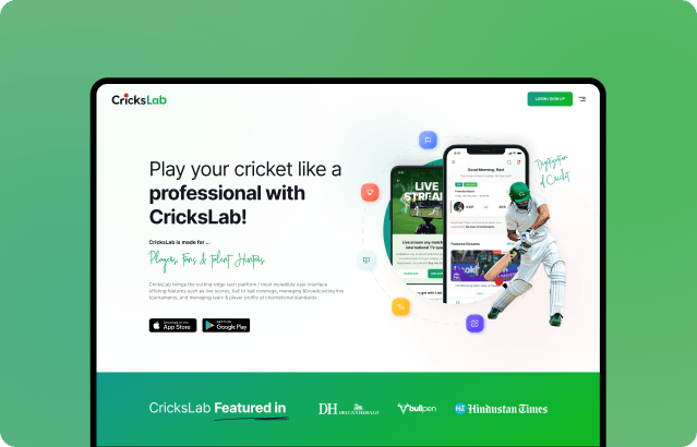 CricksLab â€“ Smarter Cricket UX